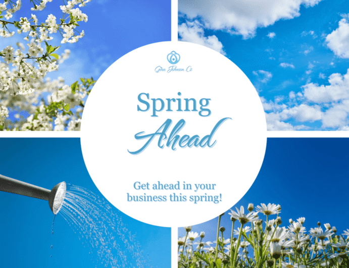 Spring Ahead - business and life coaching with Gina Johnson